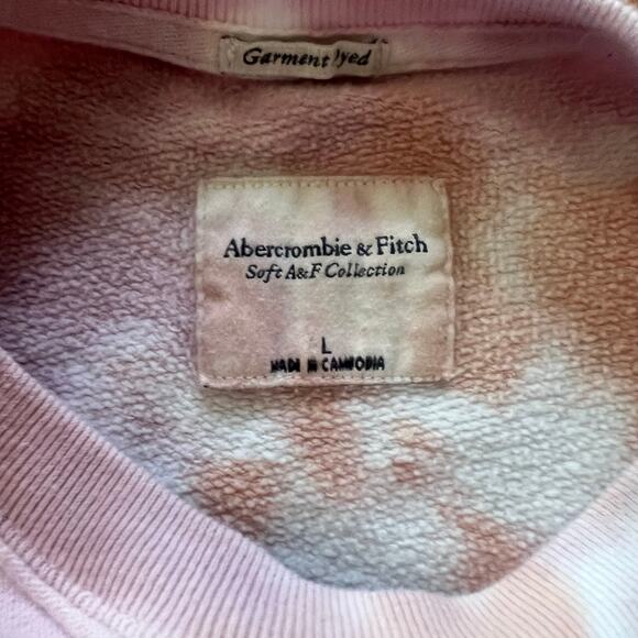 Abercrombie & Fitch Tie Dye Oversized Crewneck Sweatshirt | Women's Large - Picture 3 of 4